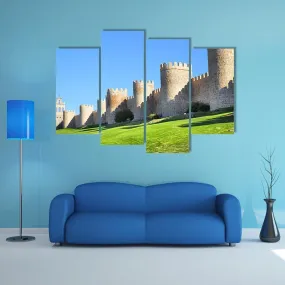 City Walls Of Avila Canvas Wall Art