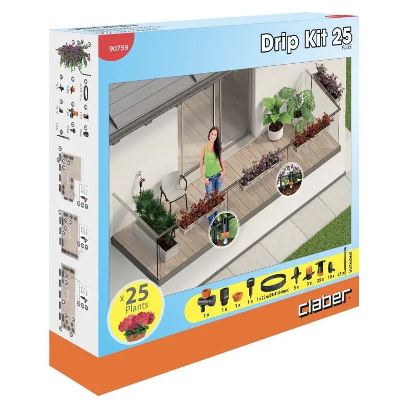 Claber Drip Irrigation Kit Plus 25 - 90759
