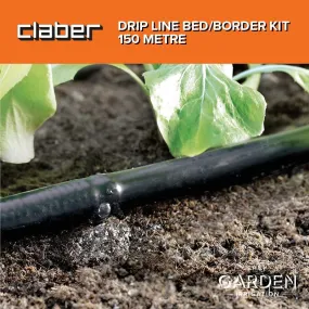 Claber Drip Line Bed/Border Irrigation Kit - 150 Metre