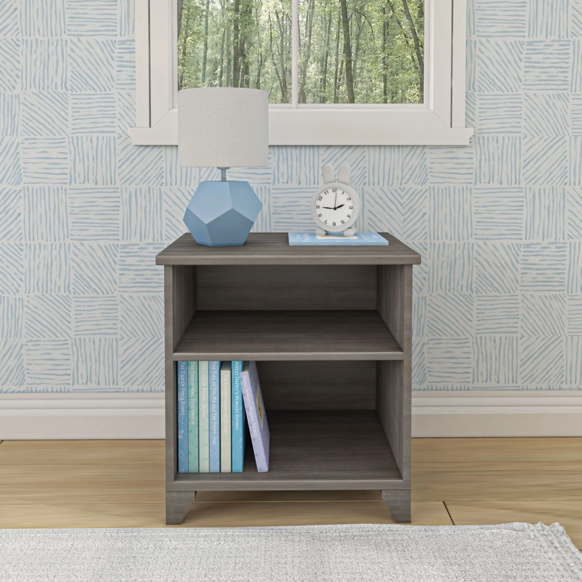 Classic Nightstand with Shelves