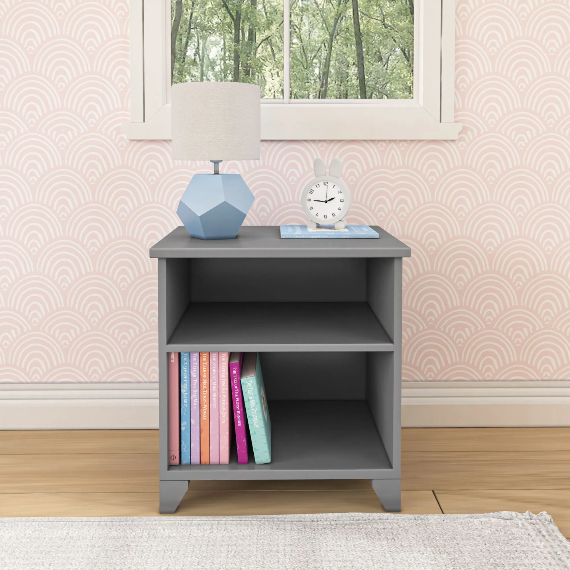Classic Nightstand with Shelves