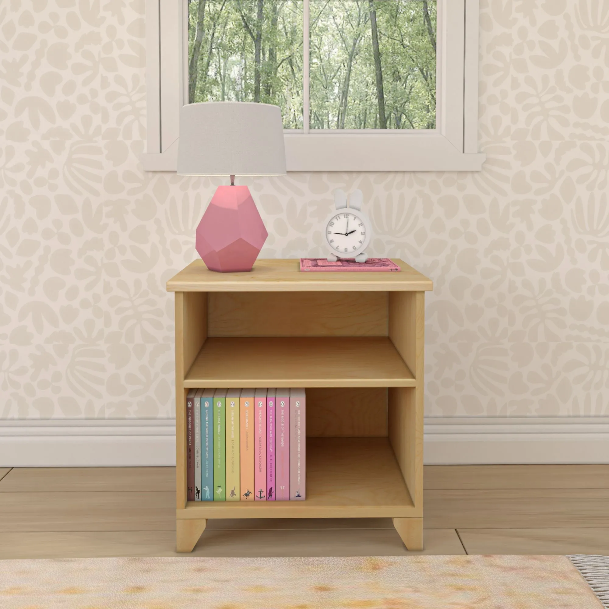 Classic Nightstand with Shelves
