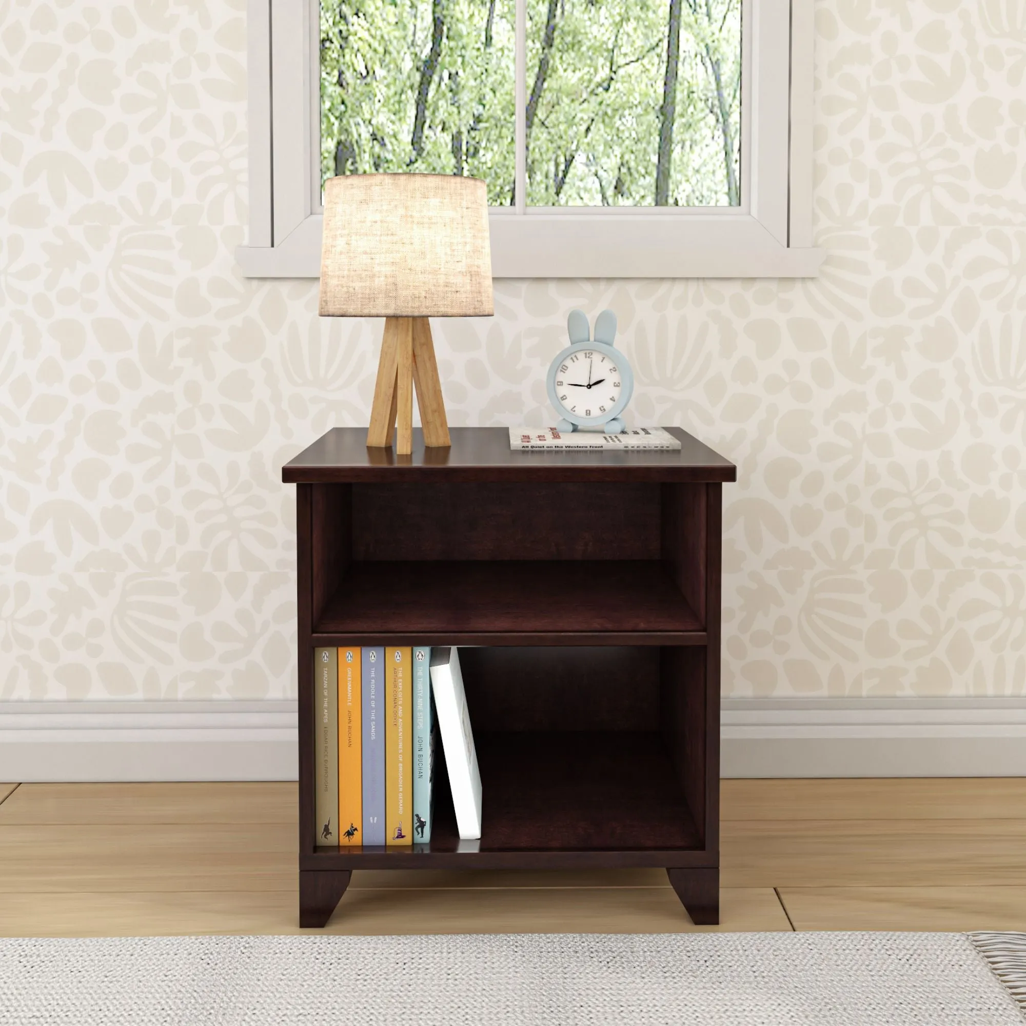 Classic Nightstand with Shelves