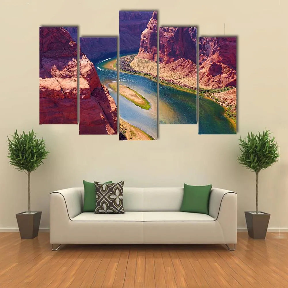 Colorado River Canvas Wall Art