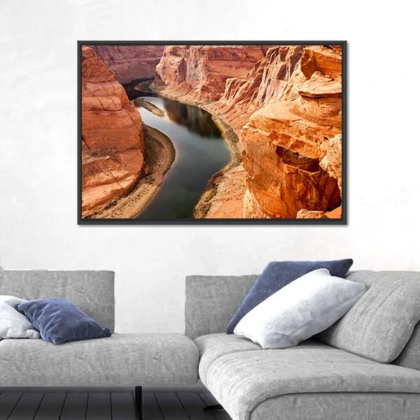 Colorado River Meanders Canvas Wall Art