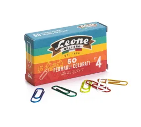 Colorful Paper Clips - Set of 50