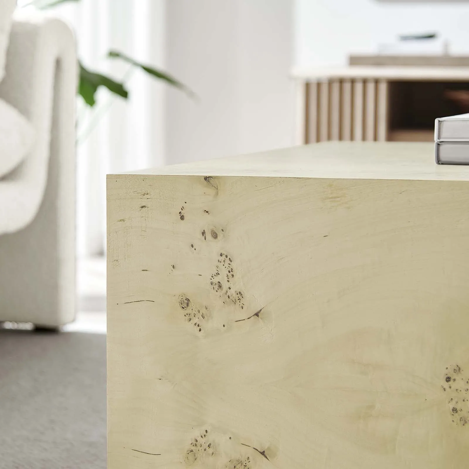Cosmos 36" Square Burl Wood Coffee Table By Modway - EEI-6272