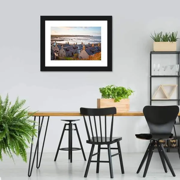 Cullen Town  Scotland Canvas Wall Art