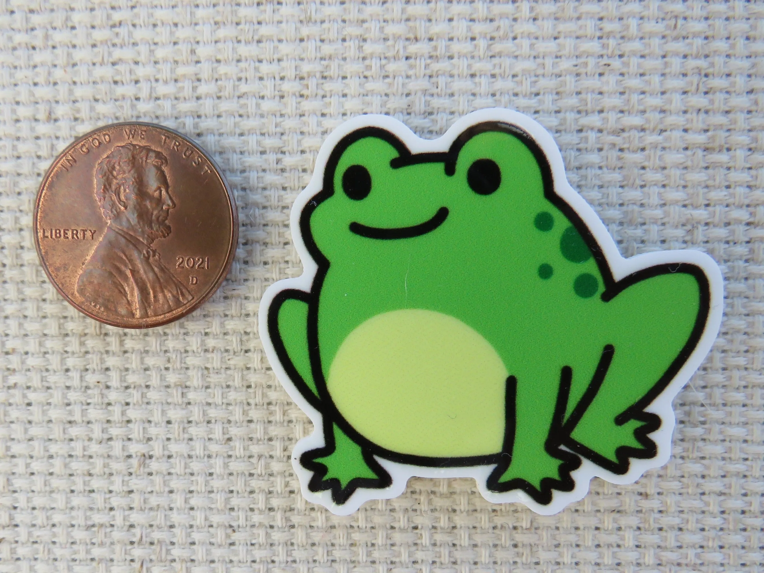 Cute Frog Needle Minder, Cover Minder, Magnet