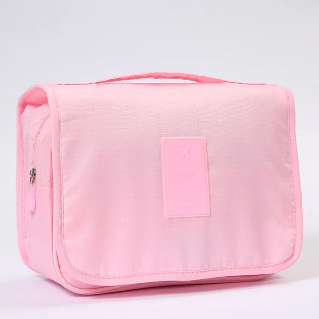 Cyflymder New Waterproof Packing Cubes Travel Large Capacity Storage Bag Portable Hook Wash Cosmetic Bag Fashion Travel Accessories