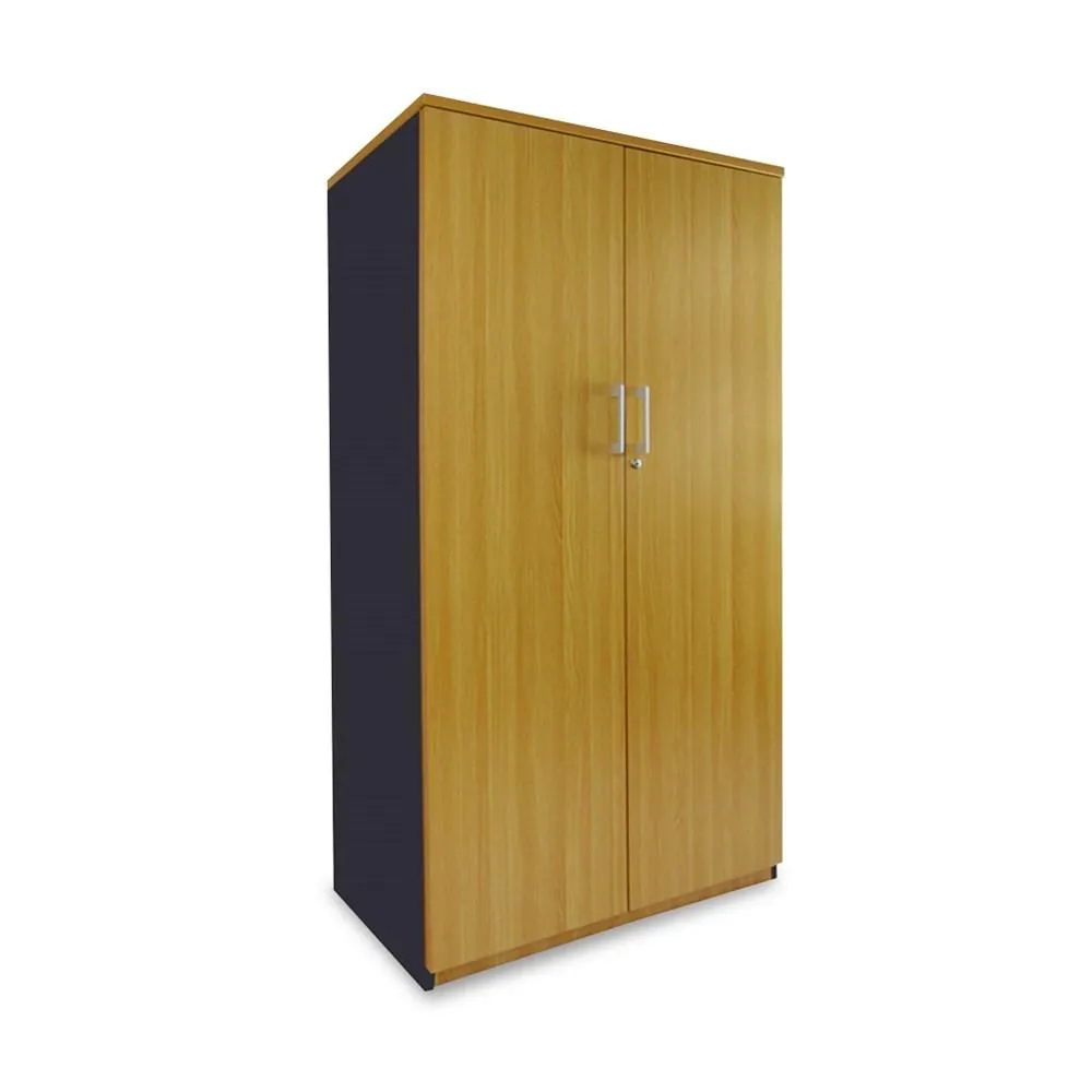 Delta 1800mm Cupboard - Beech / Charcoal