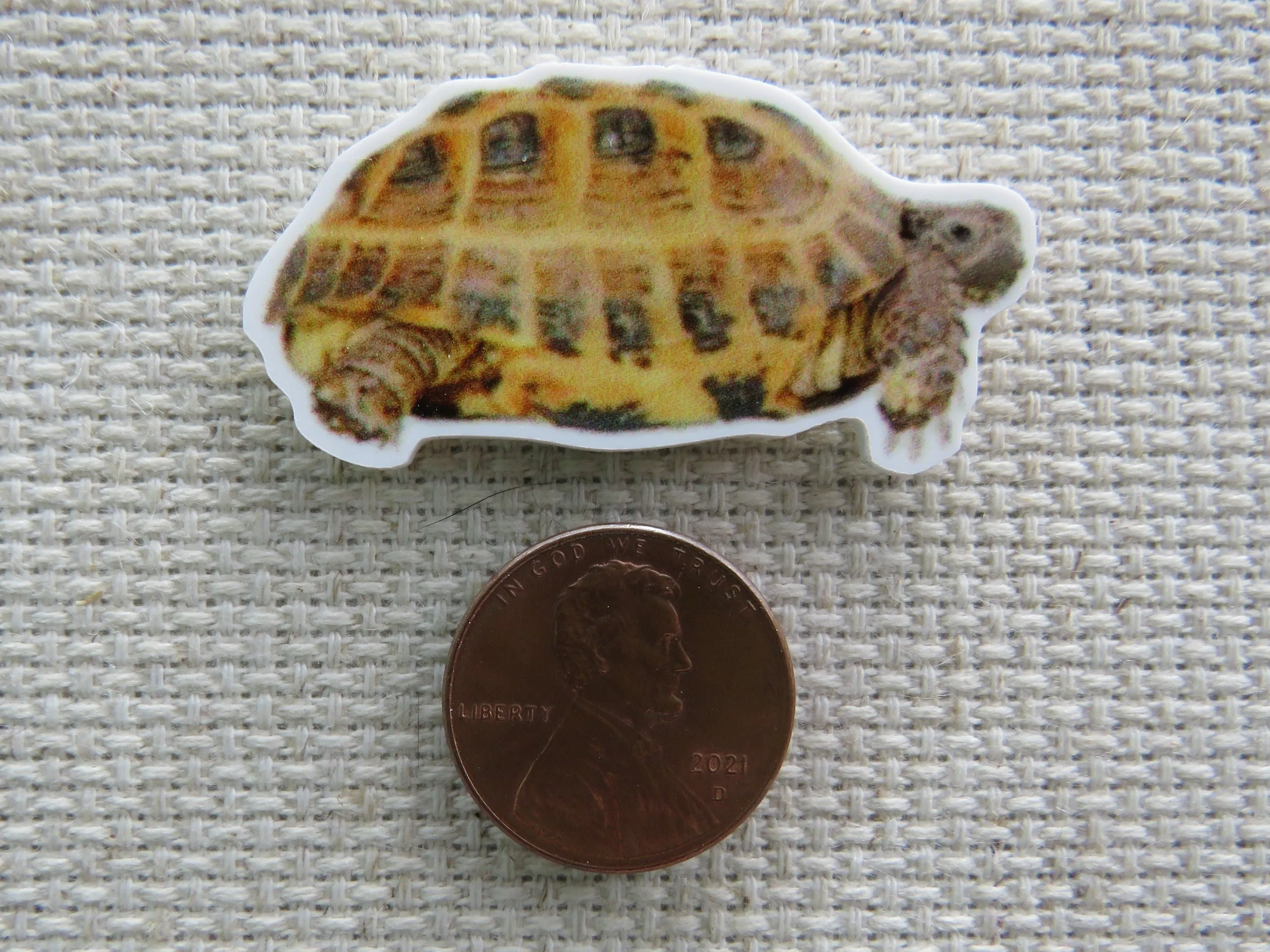 Desert Tortoise Needle Minder, Cover Minder, Magnet