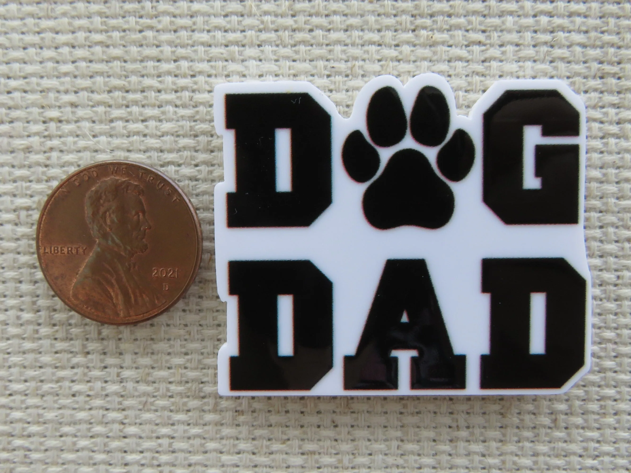Dog Dad Needle Minder, Cover Minder, Magnet