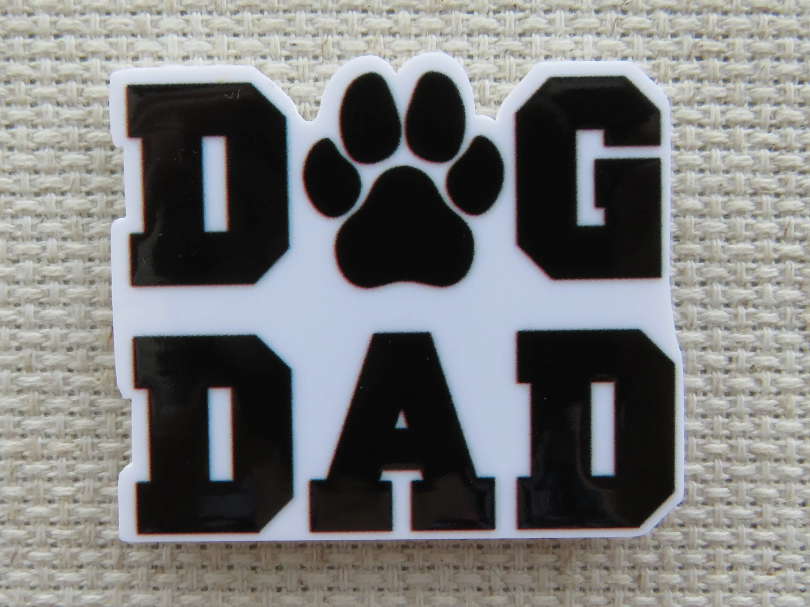 Dog Dad Needle Minder, Cover Minder, Magnet