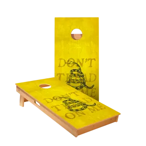 Don’t Tread On Me Yellow Star Cornhole Boards
