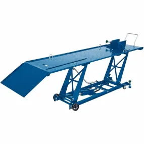 Draper 37058 360Kg Motorcycle Hydraulic Operation Lift Table - Table size 1900 x 530mm