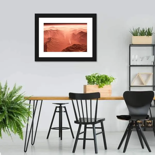 Dust Storm On Mars Canvas Wall Art