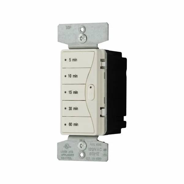 Eaton Wiring Devices 9591DS Hour Timer, 15 A, 120 V, 1800 W, 1, 2, 4, 8, 12 hr Off Time Setting, Desert Sand