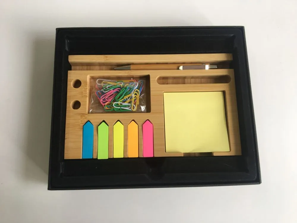 Eco Bamboo Desk Organiser/ Calendar