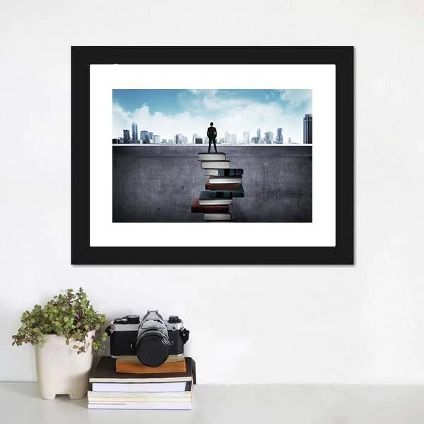 Education For Success Concept Canvas Wall Art