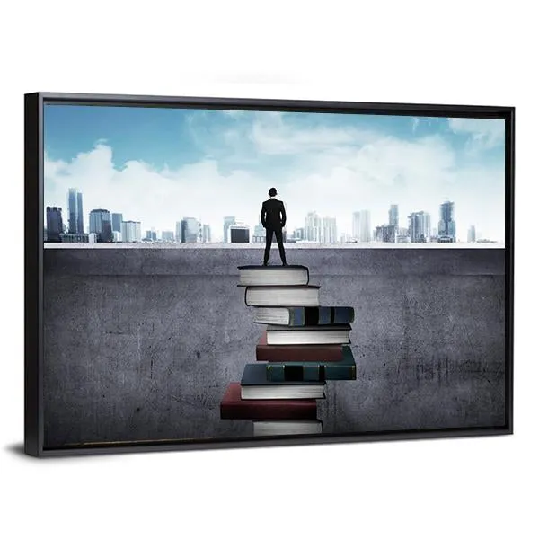 Education For Success Concept Canvas Wall Art