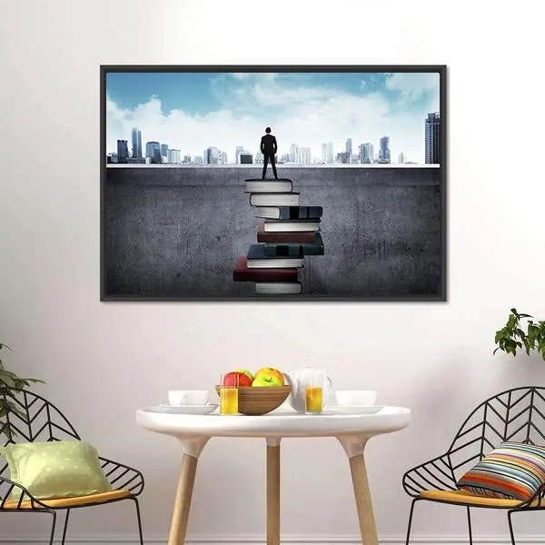 Education For Success Concept Canvas Wall Art