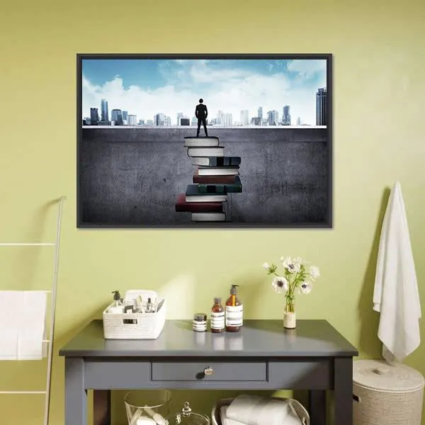 Education For Success Concept Canvas Wall Art