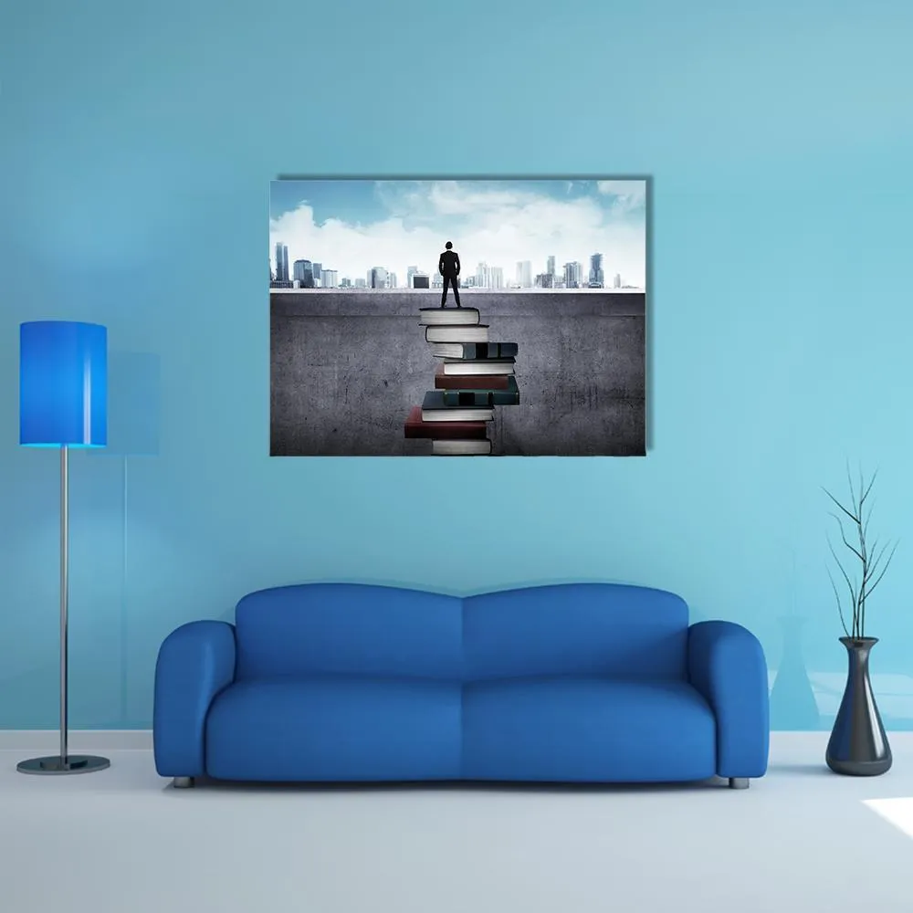 Education For Success Concept Canvas Wall Art