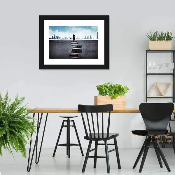 Education For Success Concept Canvas Wall Art
