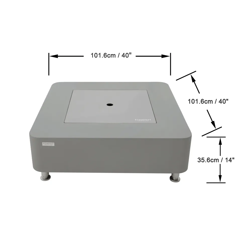 Elementi Perth Ethanol Fire Table ECGO2