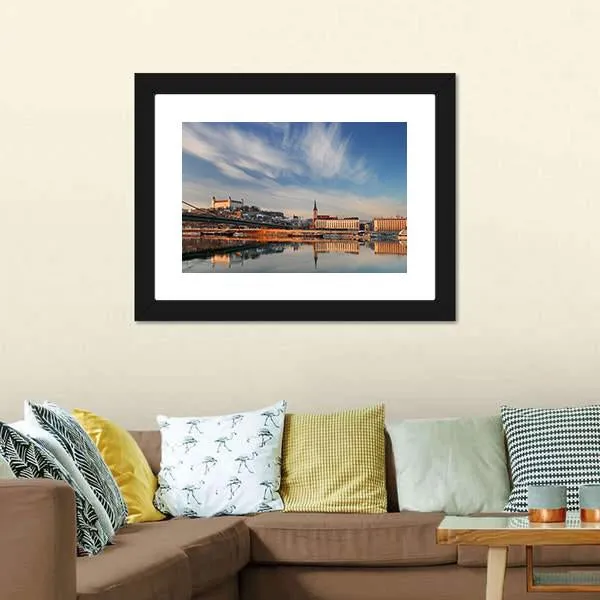 Embankment Of Danube Valley Canvas Wall Art