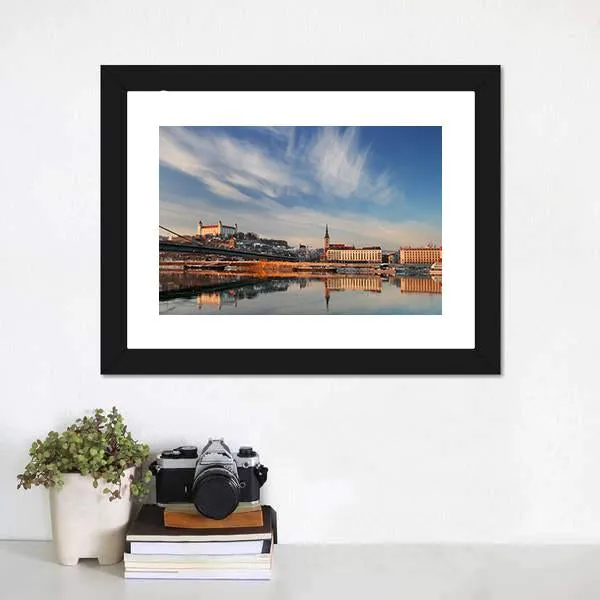 Embankment Of Danube Valley Canvas Wall Art