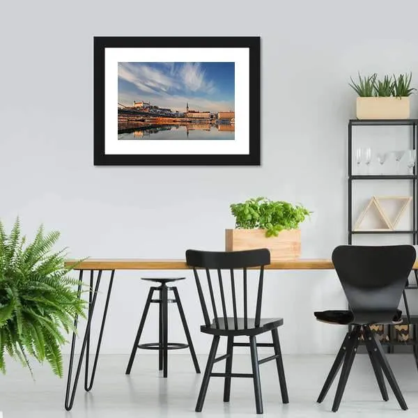 Embankment Of Danube Valley Canvas Wall Art