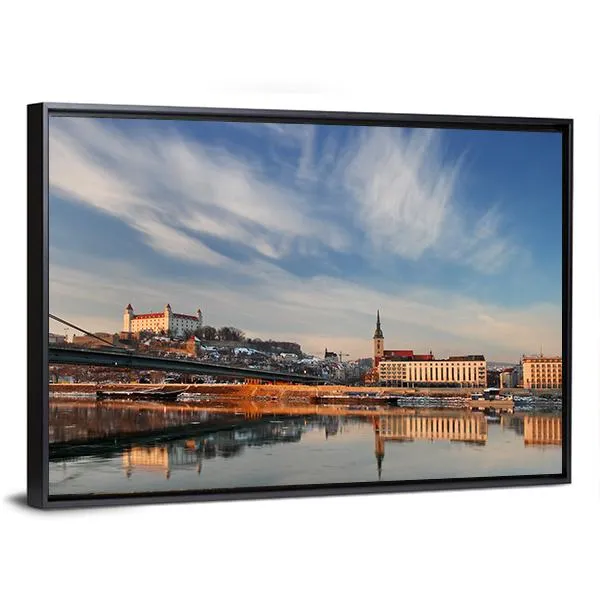 Embankment Of Danube Valley Canvas Wall Art