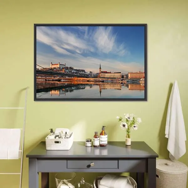 Embankment Of Danube Valley Canvas Wall Art