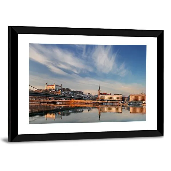 Embankment Of Danube Valley Canvas Wall Art