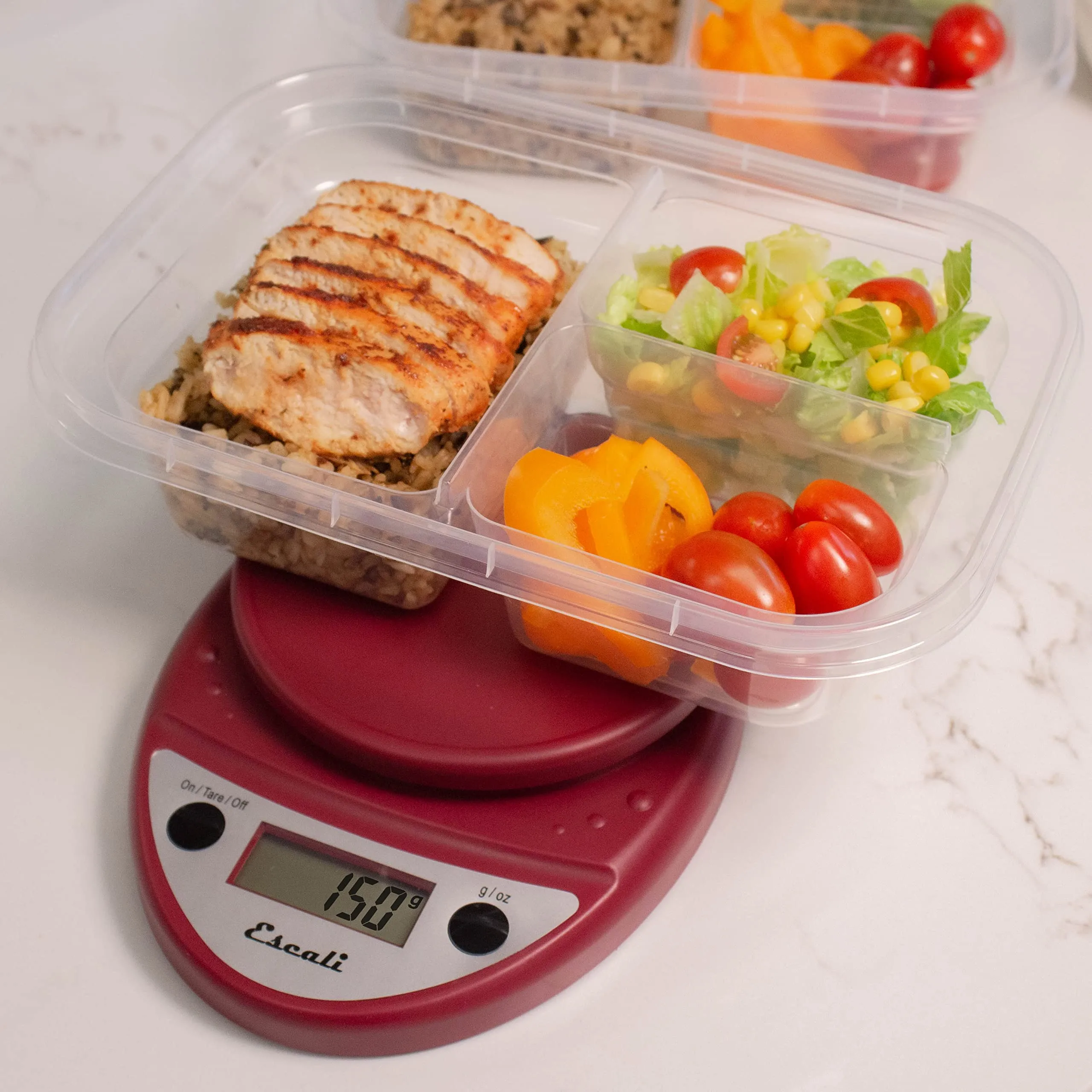 Escali Red Primo Portable Digital Scale 11Lb 1pc