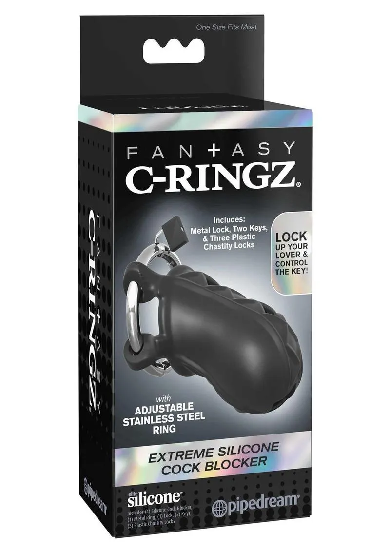 Fantasy C-Ringz Extreme Silicone Cock Blocker Cock Ring