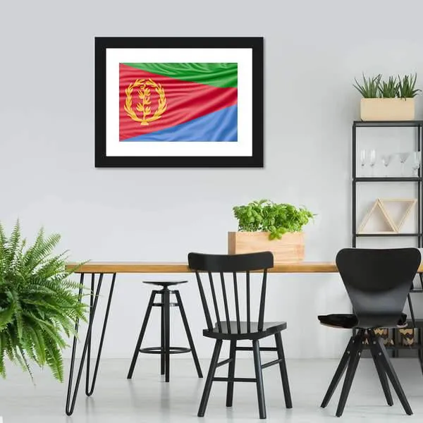 Flag Of Eritrea Canvas Wall Art