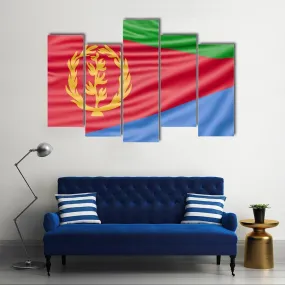 Flag Of Eritrea Canvas Wall Art