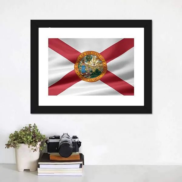 Flag Of Florida Canvas Wall Art
