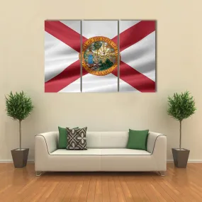 Flag Of Florida Canvas Wall Art