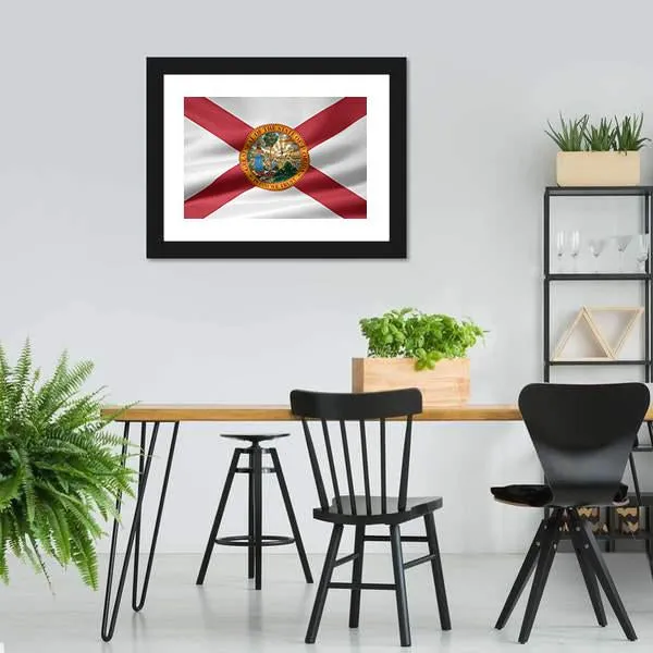 Flag Of Florida Canvas Wall Art