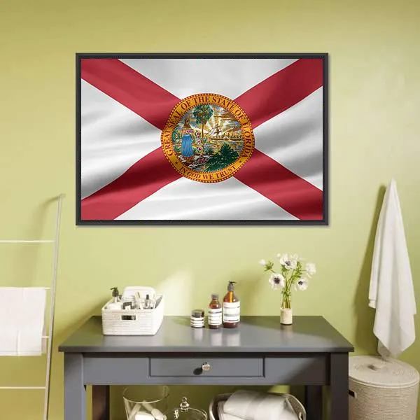 Flag Of Florida Canvas Wall Art