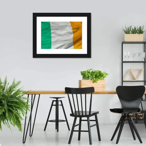 Flag Of Ireland Canvas Wall Art