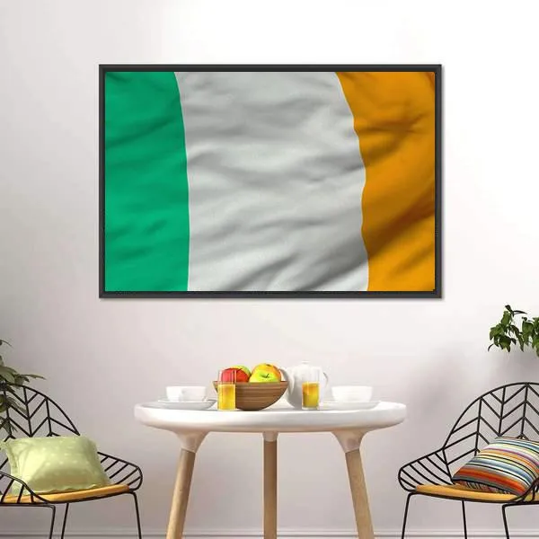 Flag Of Ireland Canvas Wall Art