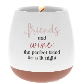 Friends and Wine 14 oz - 100% Soy Wax Reveal Candle Scent: Tranquility