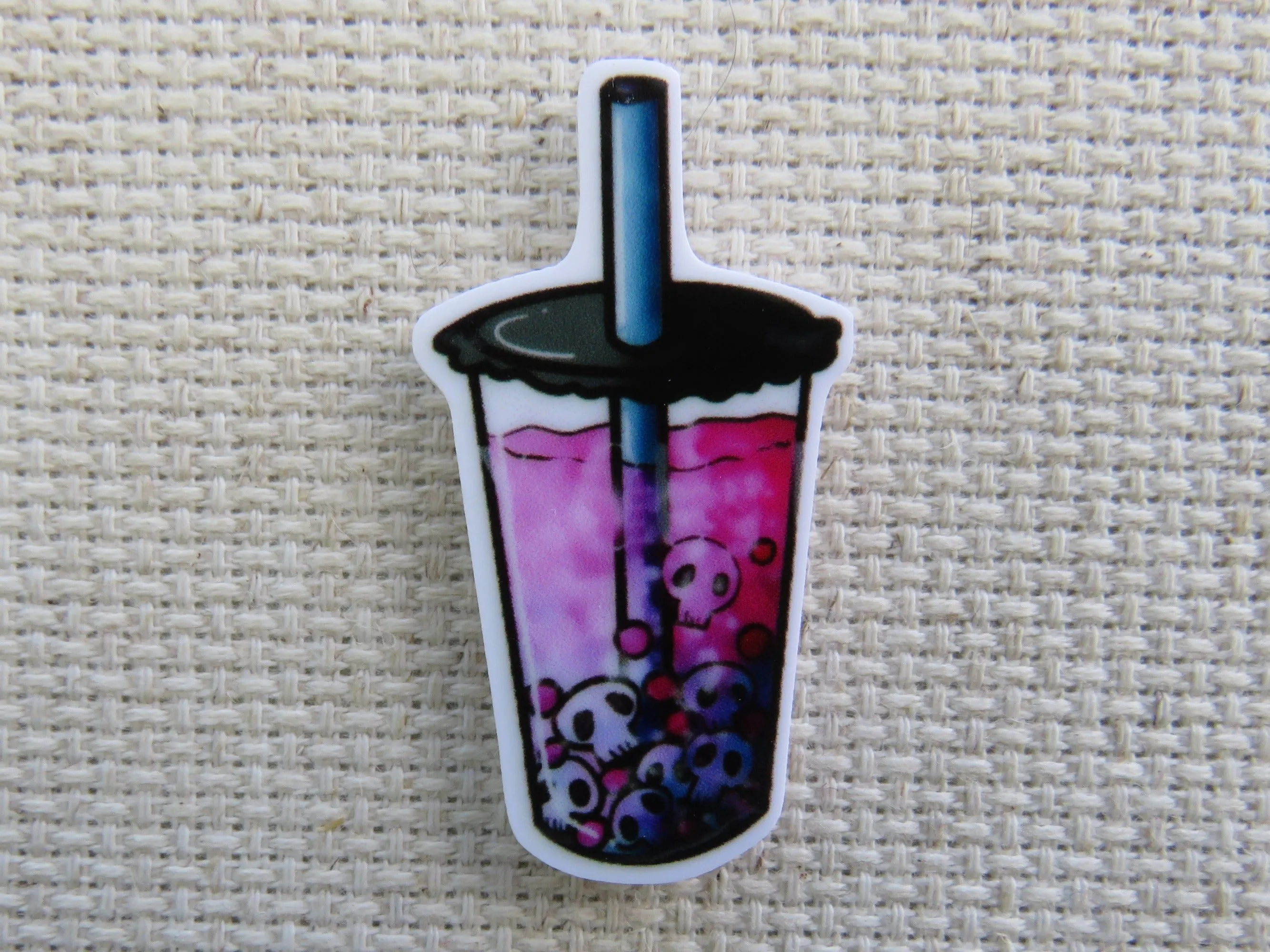 Frightful Boba Drink Needle Minder, Cover Minder, Magnet