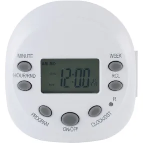 GE 15154 7-Day Random On/off 1-Outlet Plug-in Digital Timer