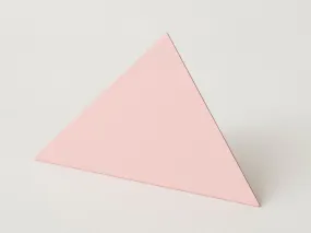 Geometric photo clip - pink triangle